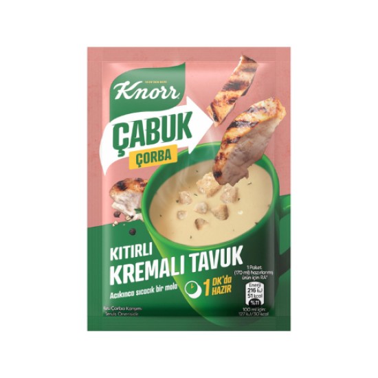 KNORR CORBA KREMALI TAVUK 18 Gr.