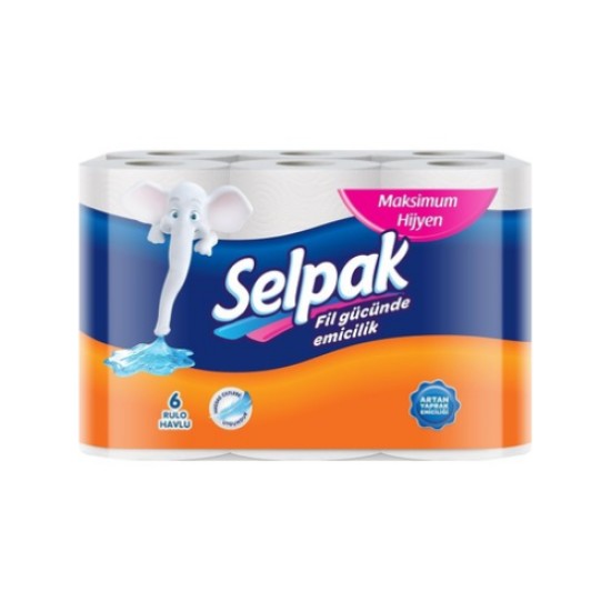 SELPAK HAVLU 6 X 4LÜ