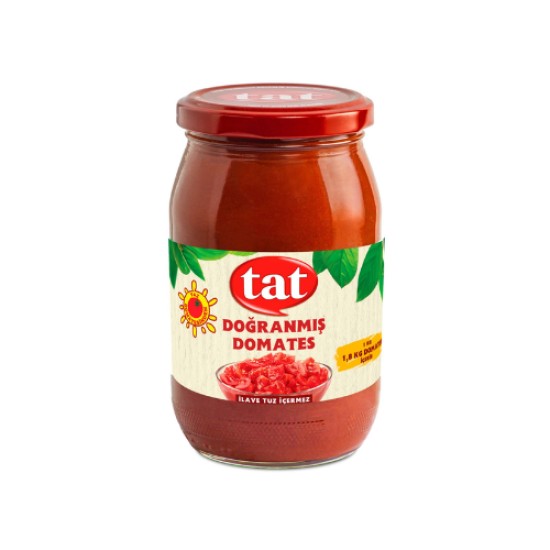 TAT CHOPPED TOMATOES 340 GR 1