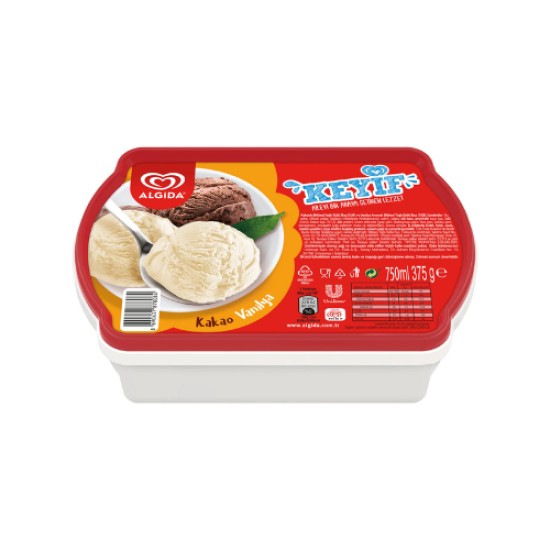 ALGIDA KEYIF KAKAO-VANILYA 1 X 750ML