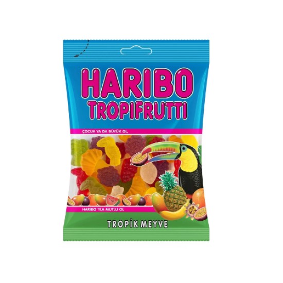 HARIBO TROPIFRUTTI TROPIK MEYVE 80 GR.