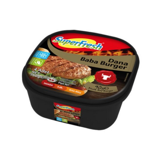 SUPERFRESH DANA BABA BURGER 360 GR.
