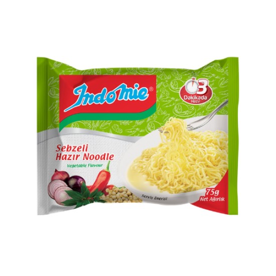 INDOMIE SEBZE CESNILI NOODLE 75 GR