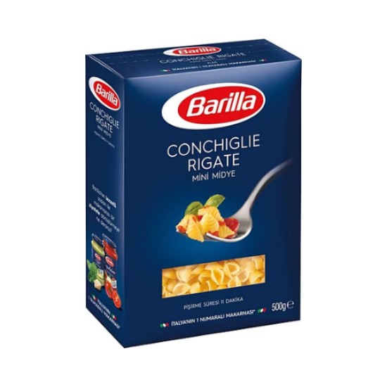 BARILLA CONCHIGLIE RIGATE 500 GR