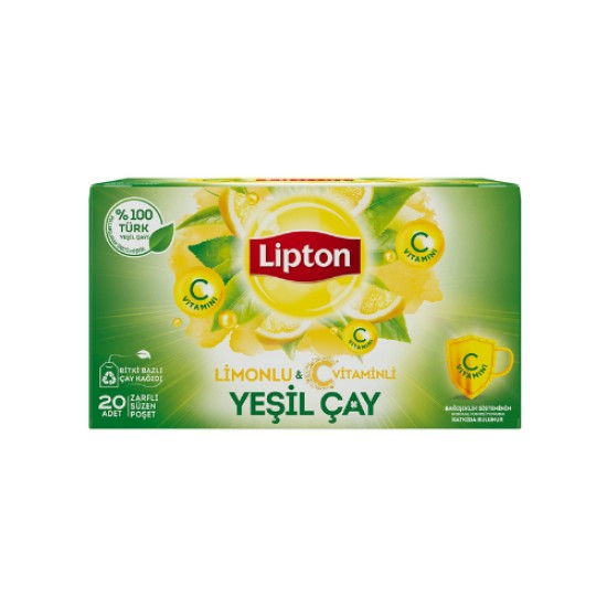 LIPTON YESIL CAY LIMON 20 LI