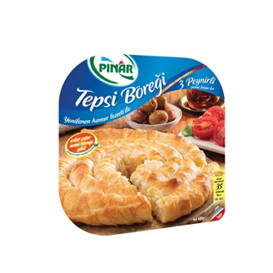 PINAR UC PEYNIRLI TEPSI BOREGI 400 GR