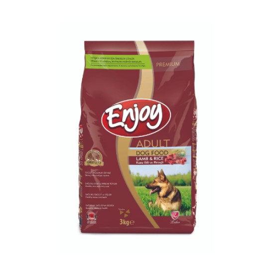 ENJOY KUZU ETLI VE PIRINCLI 3 KG