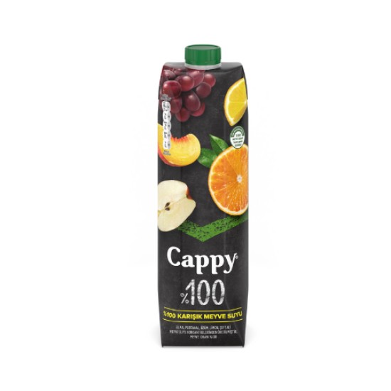 CAPPY ELMA KARISIK MEYVE SUYU %100 1 LT