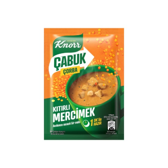 KNOR CABUK CORBA MERCIMEK 22 GR
