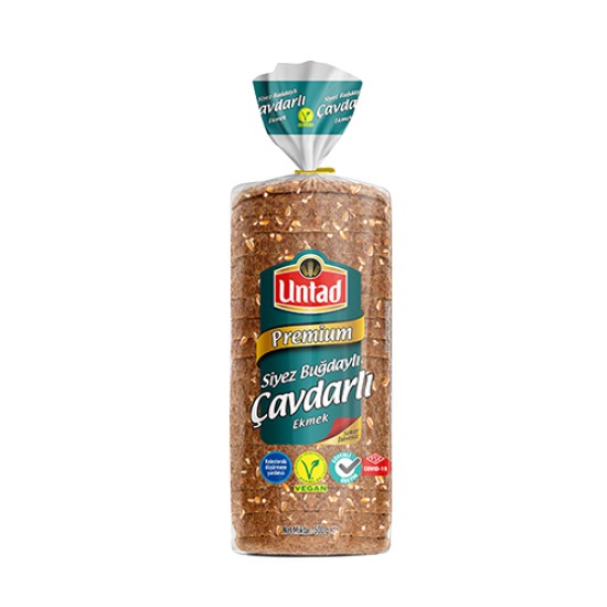 UNTAD PREMIUM SIYEZ BUGDAYLI CAVDAR EKMEK 500 GR