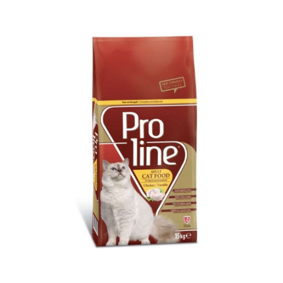 PROLINE KEDI MAMASI TAVUKLU 15 KG