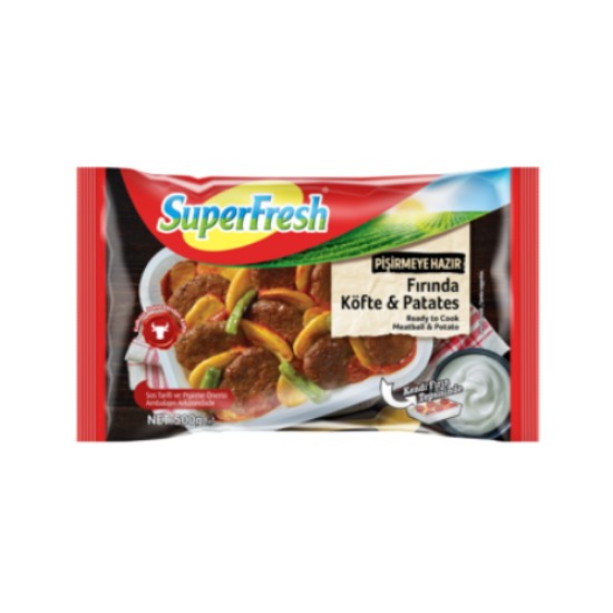 SUPERFRESH FIRINDA KOFTE PATATES 500 GR