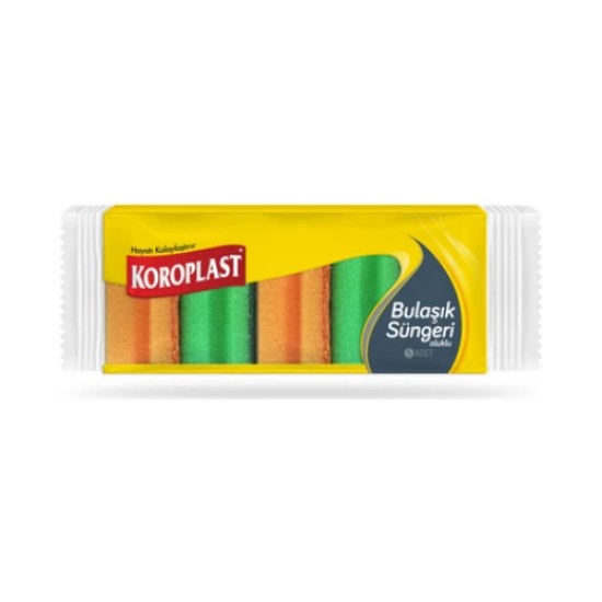 KOROPLAST 5Lİ BULAŞIK SÜNGERİ