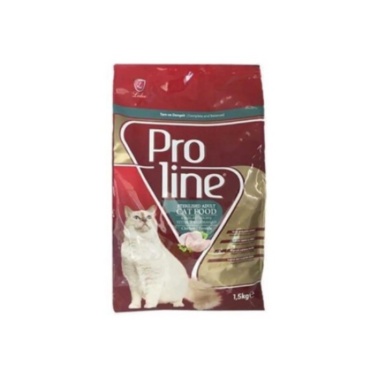 PROLINE KISIRLASTIRILMIS YETISKIN KEDI MAMASI 1,5 KG