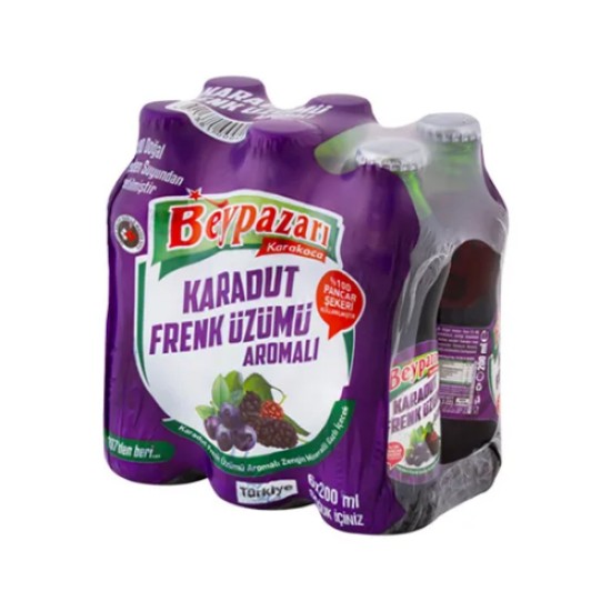 BEYPAZARI KARADUT FRENK UZUM ICECEK 6X200 ML