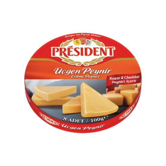 PRESIDENT CHEDDARLI UCGEN PEYNIR 100 GR