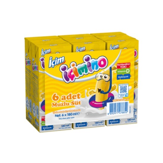 ICIM ICIMINO MUZLU SUT  6 X 200 ML
