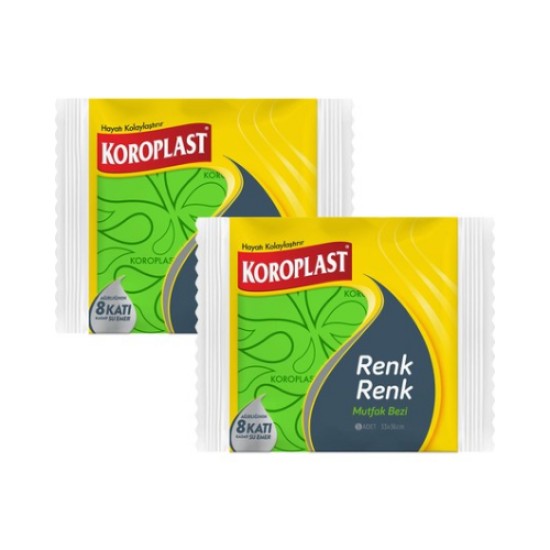 KOROPLAST RENK RENK MUTFAK BEZI 5 LI