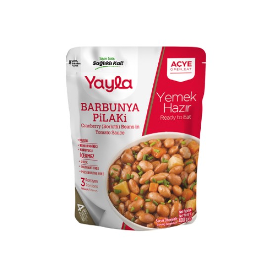 YAYLA BARBUNYA PLAKI 400 GR