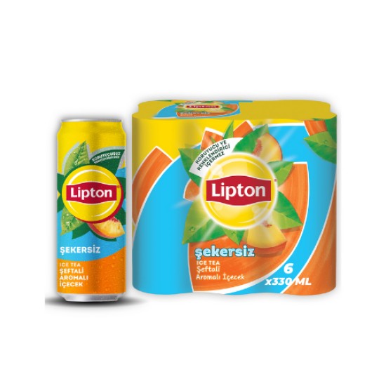 LIPTON SEKERSIZ SEFTALI 330 ML