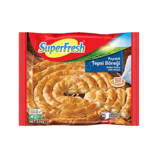 SUPERFRESH TEPSI BOREGI PEYNIRLI 650 GR