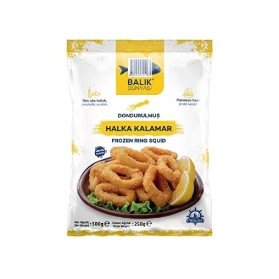BALIK DUNYASI HALKA KALAMAR 500 GR