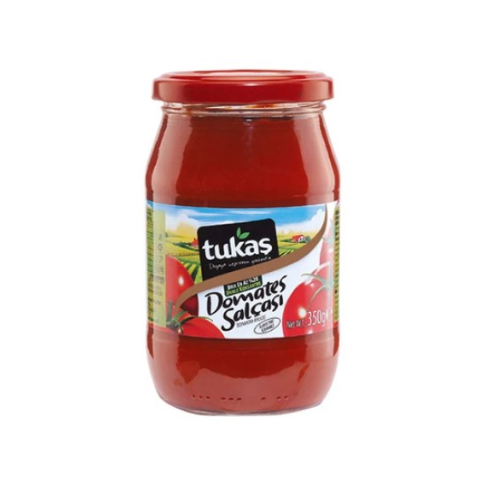 TUKAS TOMATO PASTE GLASS 350 GR