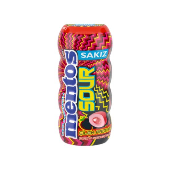 MENTOS SOUR GUM CILEKLI 