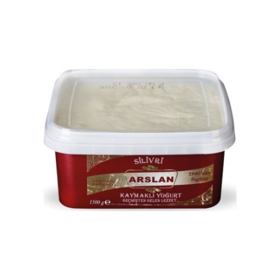 SILIVRI ARSLAN KAYMAKLI TAVA YOGURT 1400 GR