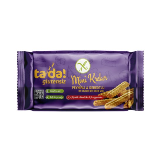 TADA GLUTENSIZ PEYNIRLI DEREOTLU MINI KRAKER 85 GR