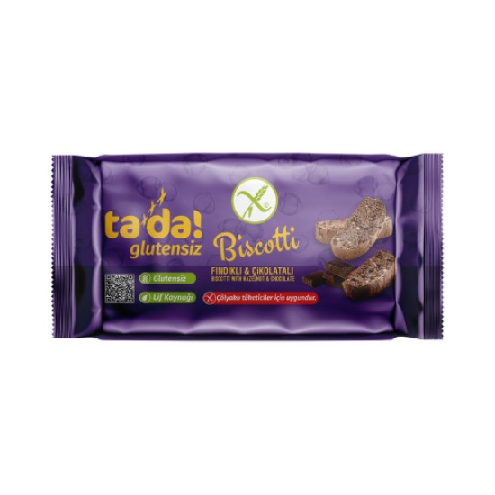 TADA GLUTENSIZ FINDIKLI CIKOLATALI BISCOTTI 110 GR
