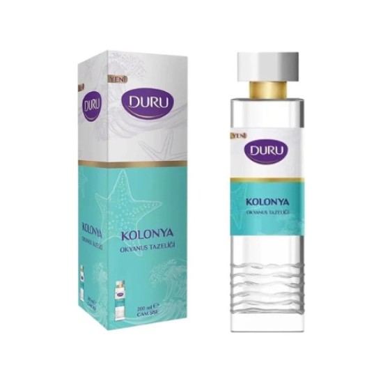 DURU COLOGNE GLASS BOTTLE OCEAN 200 ML