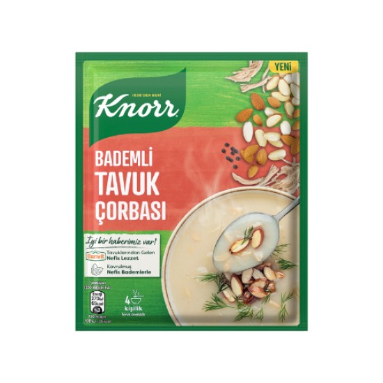 KNORR BADEMLI TAVUK CORBASI 75GR