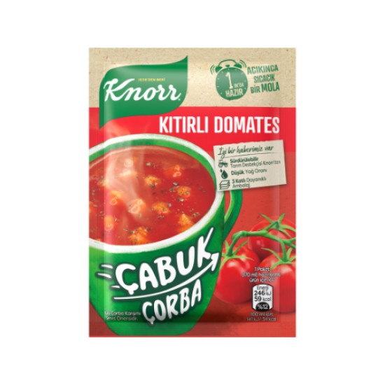 KNORR CABUK CORBA KITIRLI DOMATES 22GR