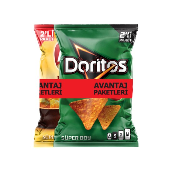 DORITOS RUFFLES SUPER BOY 2LI 176GR