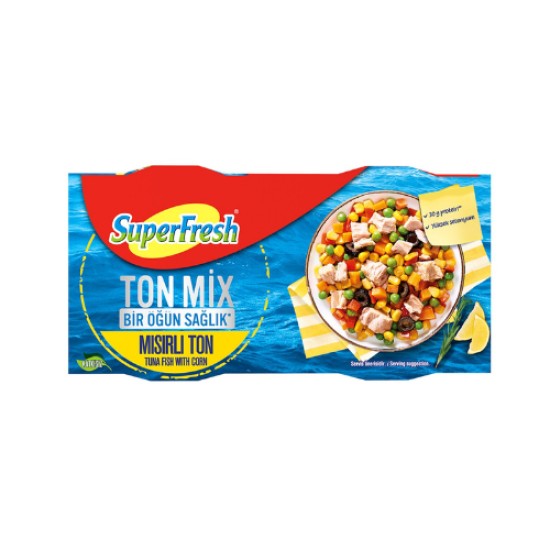 SUPERFRESH MISIRLI TON BALIGI 2 X 150 GR