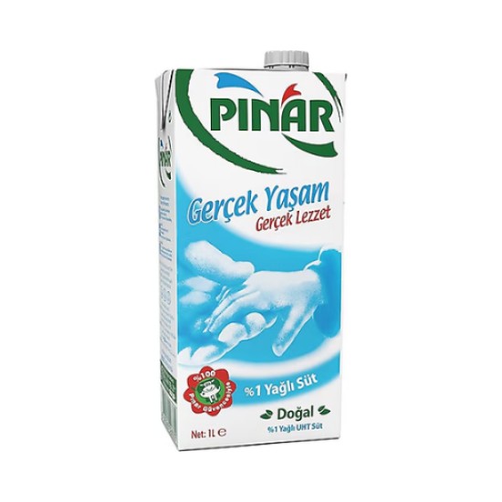 PINAR %1 YAGLI SUT 1 LT