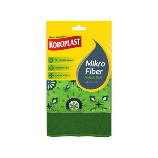 KOROPLAST MIKROFIBER MUTFAK BEZI 