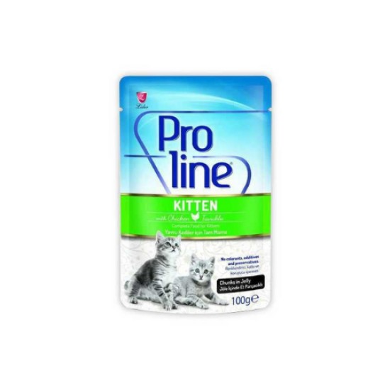 PROLINE YAVRU KEDI TAVUKLU JELLY 100 GR