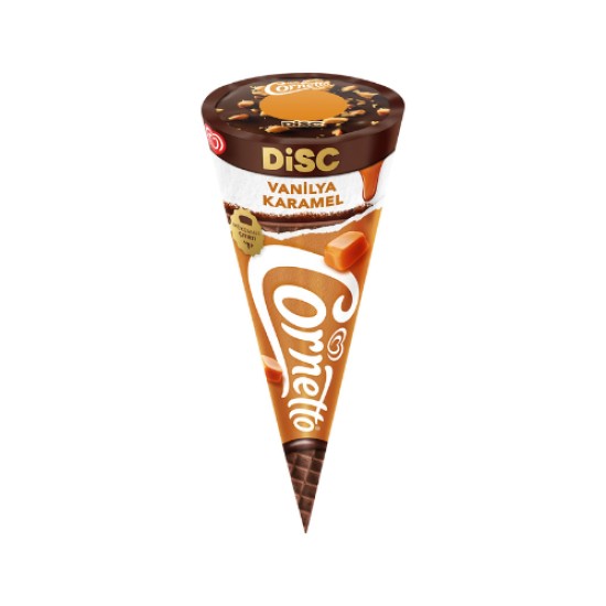 CORNETTO DISC VANILYA KARAMEL 130 ML