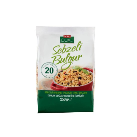 DURU DUAL SEBZELI BULGUR 250 GR