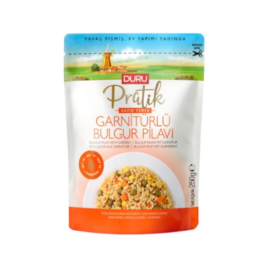 DURU PRATIK GARNITURLU BULGUR PILAVI 250 GR