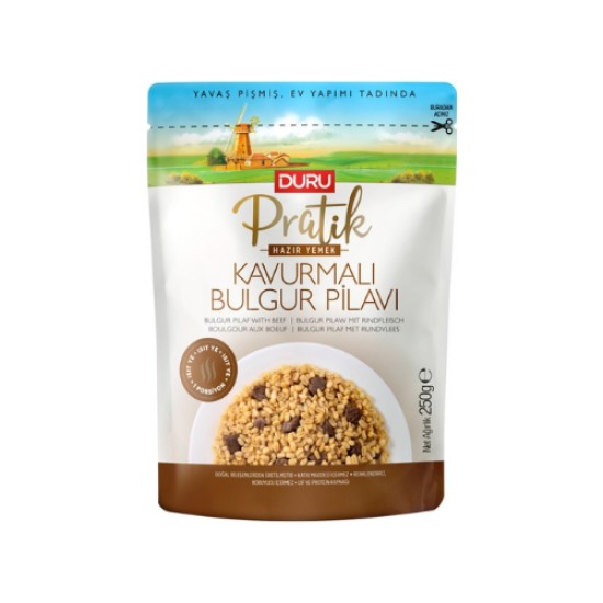 DURU PRATIK KAVURMALI BULGUR PILAVI 250 GR