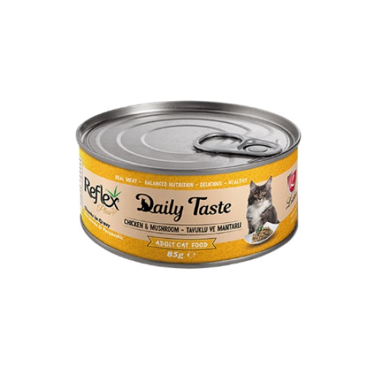 REFLWX DAILY TASTE TAVUKLU VE MANTARLI 85 GR