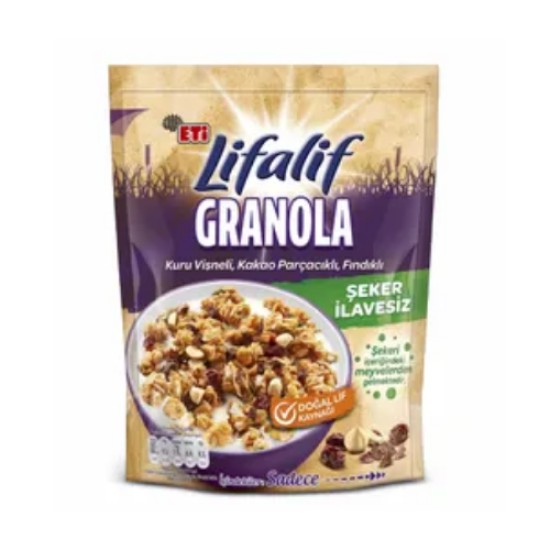 ETI LIFALIF GRANOLA VISNELI FINDIKLI 200 GR