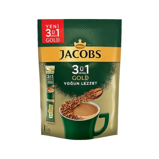 JACOBS 3 U 1 ARADA GOLD YOGUN LEZZET 10 LU