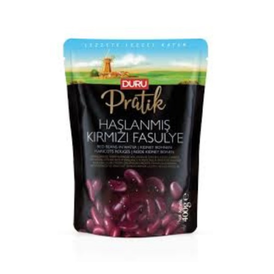 DURU PRATIK HASLANMIS KIRMIZI FASULYE 400 GR
