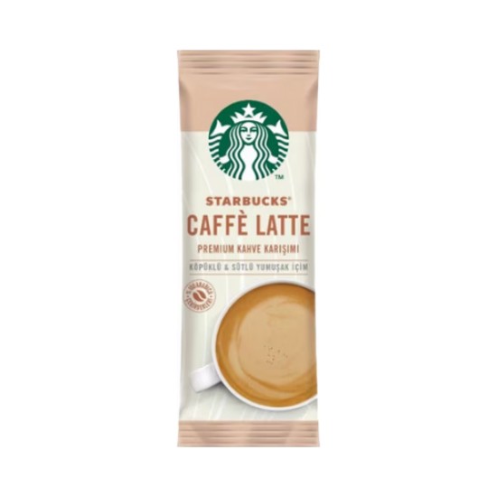 STARBUCKS CAFFE LATTE  KAHVE KARISIMI 14 GR