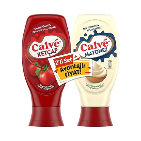 CALVE KETCAP 430 GR MAYONEZ 380 GR 