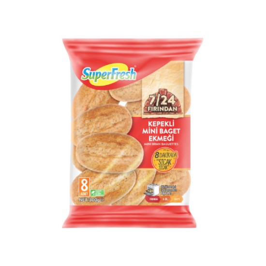 SUPERFRESH 7/24 KEPEKLI BAGET EKMEK 300 GR